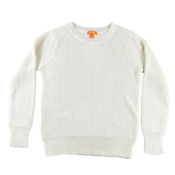 Joe Fresh Mens Ivory Sweater Pullover in Cableknit Stitch size Large  JH1480 - Picture 2 of 3